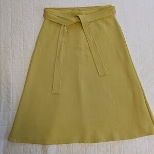 Ann Taylor, yellow skirt, size 8